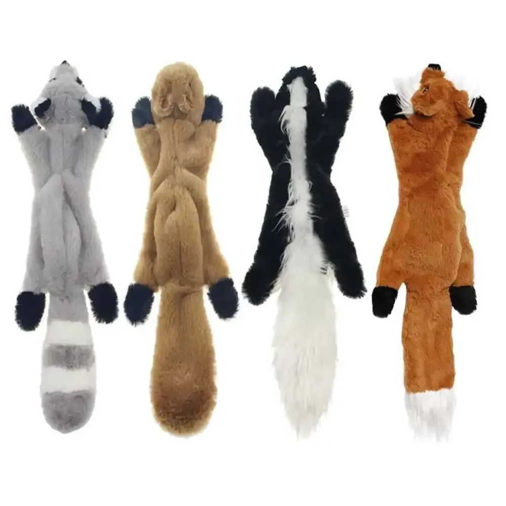 New 45Cm Simulated Animal Holster No Stuffing with Squeakers Dog Chew Toy Durabl